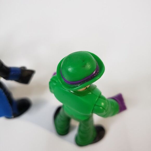 Imaginext DC Super Friends 3 pc Lot Batman Joker The Riddler Action Figures - Picture 3 of 7